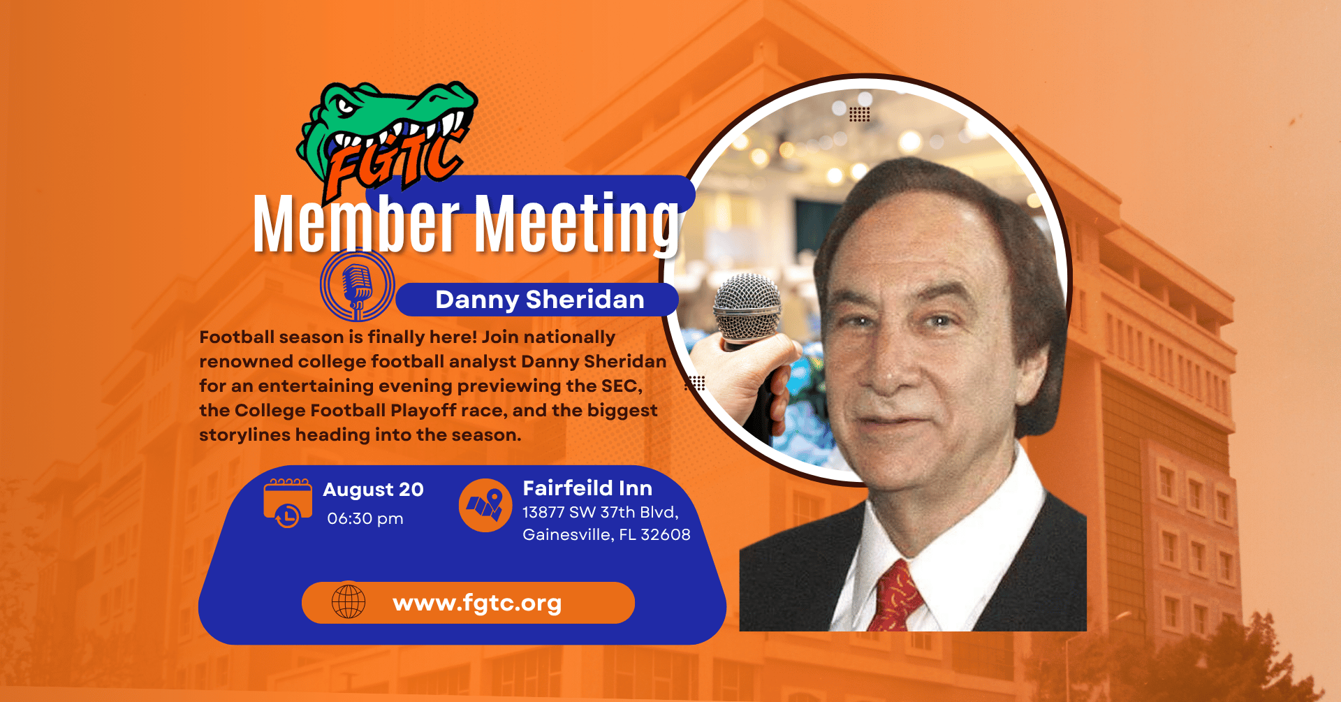 August 20th Member’s Meeting